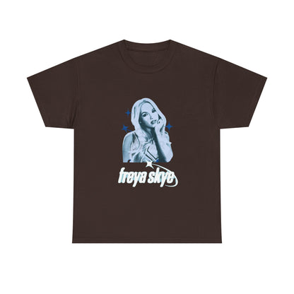 Freya Skye Graphic Tee — Retro Pop Star Portrait Shirt
