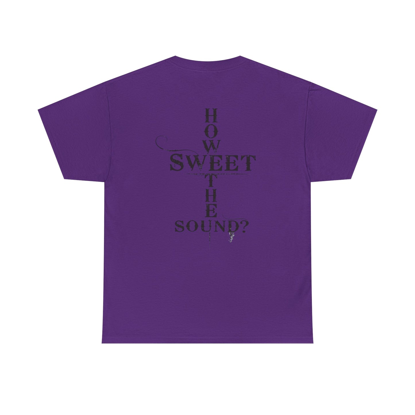 T‑Shirt — “Amazing Grace” Cross Design / “How Sweet the Sound?” Inspirational Gospel Tee