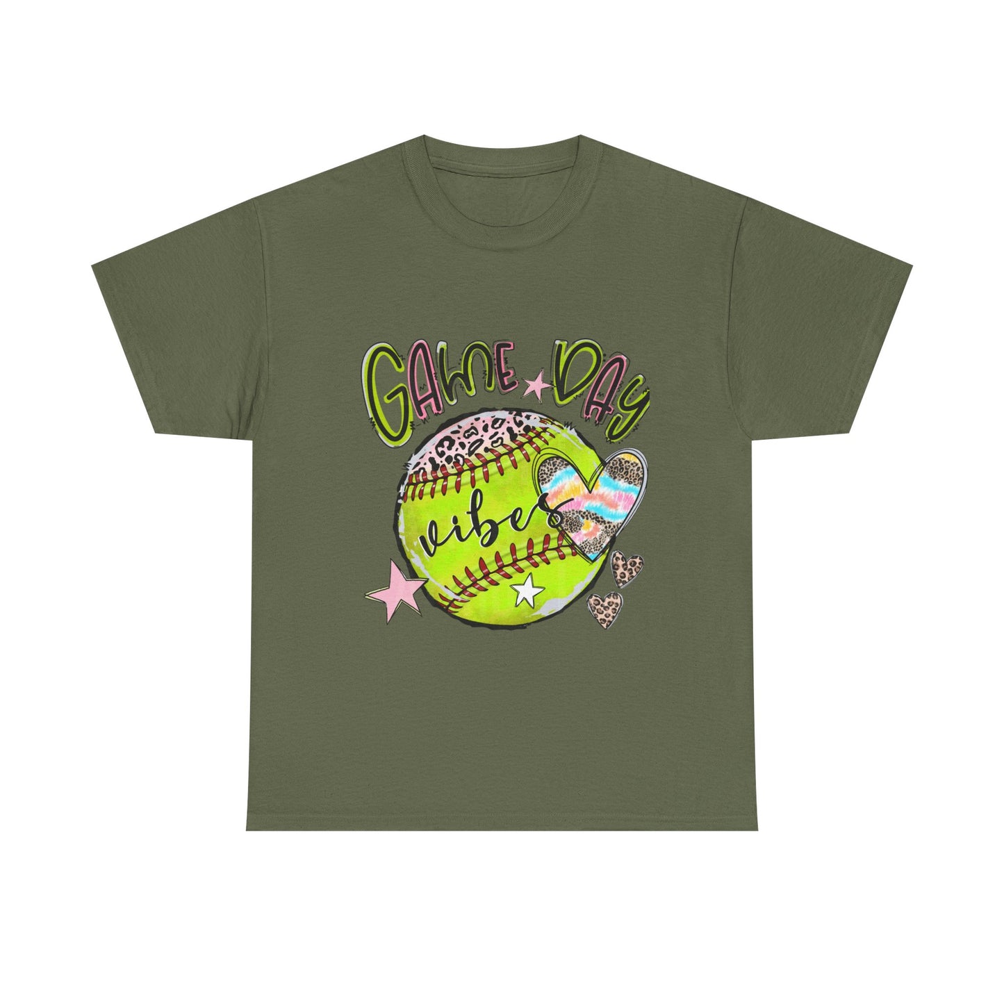Softball- Game Day- Unisex Heavy Cotton Tee