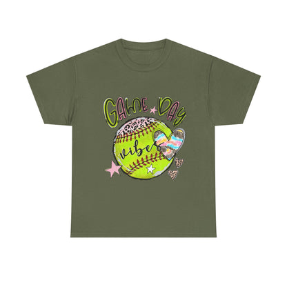 Softball- Game Day- Unisex Heavy Cotton Tee