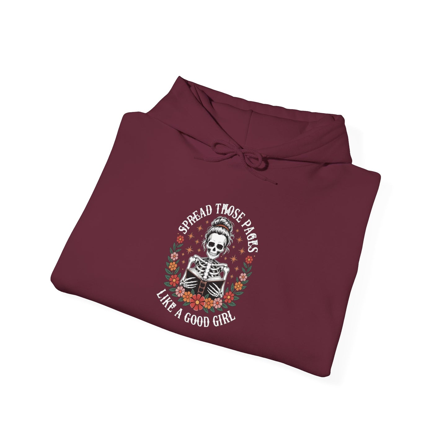 Day of the Dead Sugar Skull Hoodie – Floral Calavera Graphic Sweatshirt