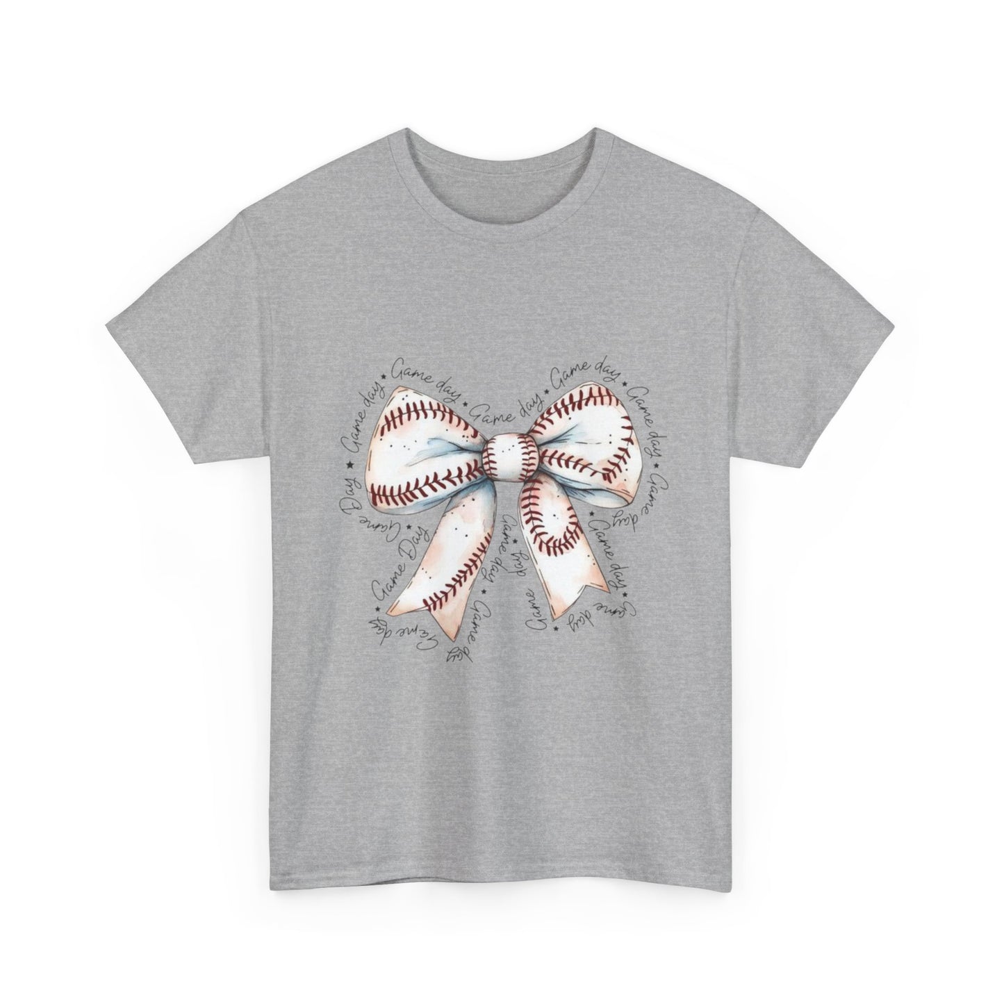 Bow Stitch Tee — Cute Hand-Drawn Ribbon Graphic T-Shirt