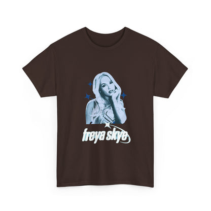 Freya Skye Graphic Tee — Retro Pop Star Portrait Shirt
