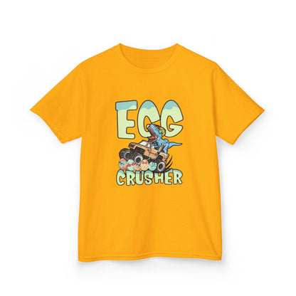 Kids T‑Shirt — 'Egg Crusher' Cartoon Truck Easter Tee