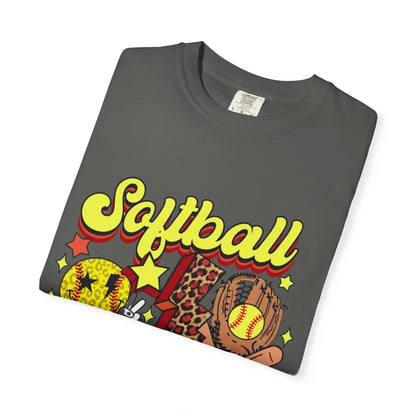 Softball Mama T-Shirt — Retro Softball Mom Graphic Tee