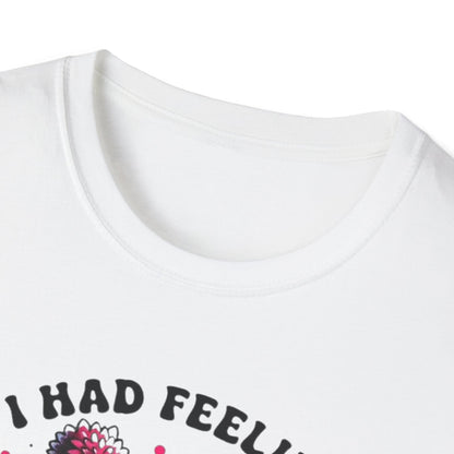 Skeleton Coffee Tee - "If I Had Feelings They'd Be For You" Graphic T-Shirt