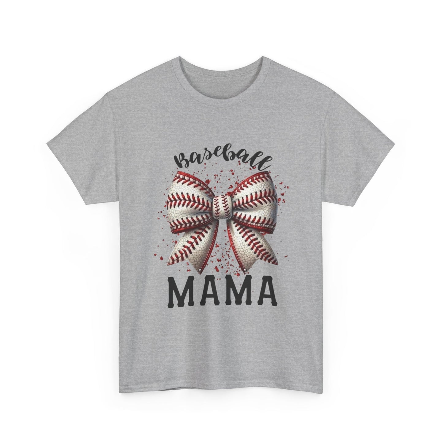 Baseball Mama T-Shirt – Mom Bow Soft Cotton Tee