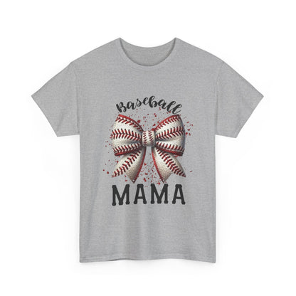 Baseball Mama T-Shirt – Mom Bow Soft Cotton Tee