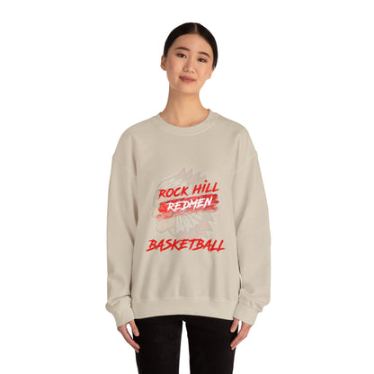 Rock Hill Redmen Basketball Crewneck Sweatshirt