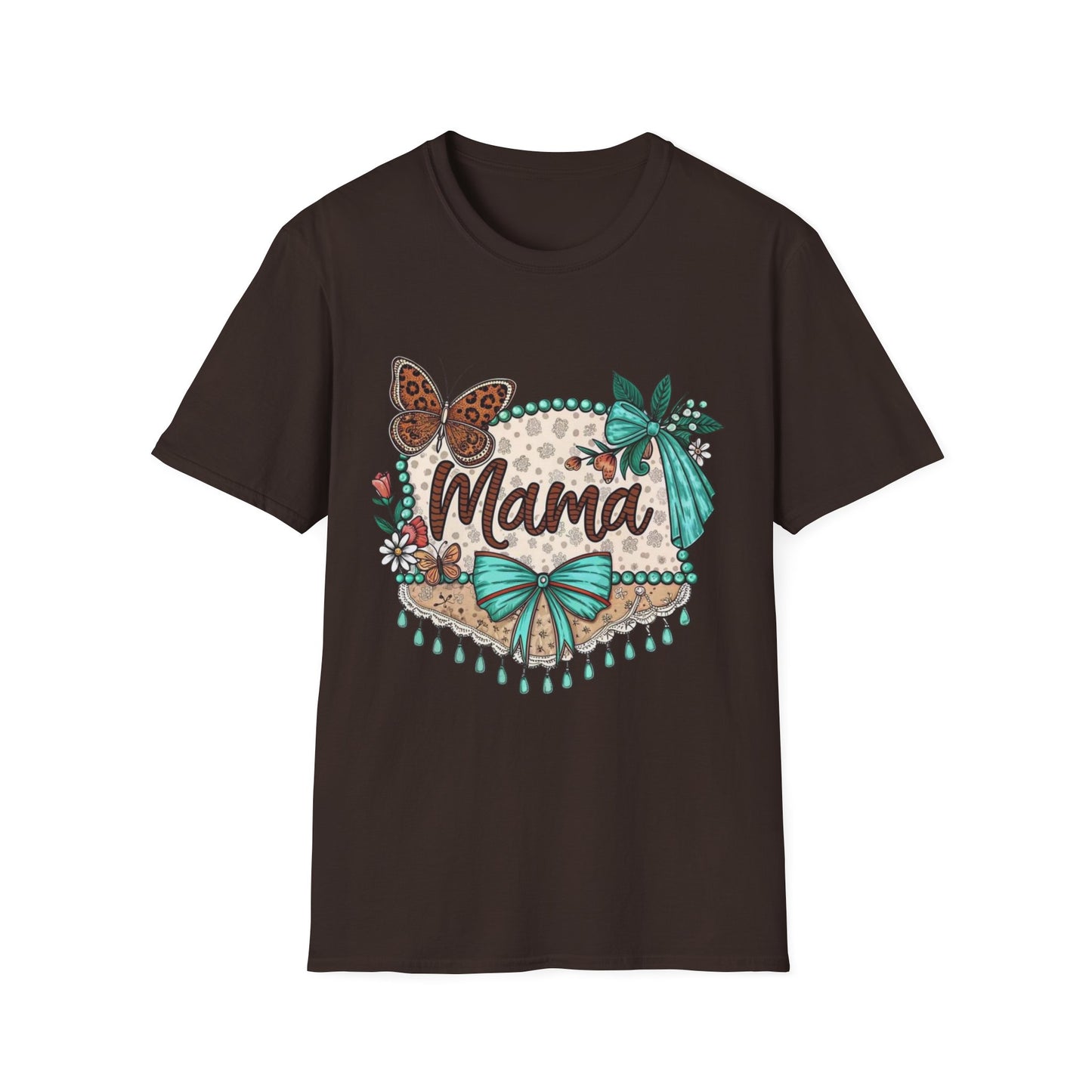 Mama Floral Tee — Boho Butterfly Mother’s Day T-Shirt