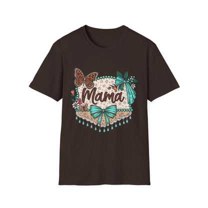 Mama Floral Tee — Boho Butterfly Mother’s Day T-Shirt