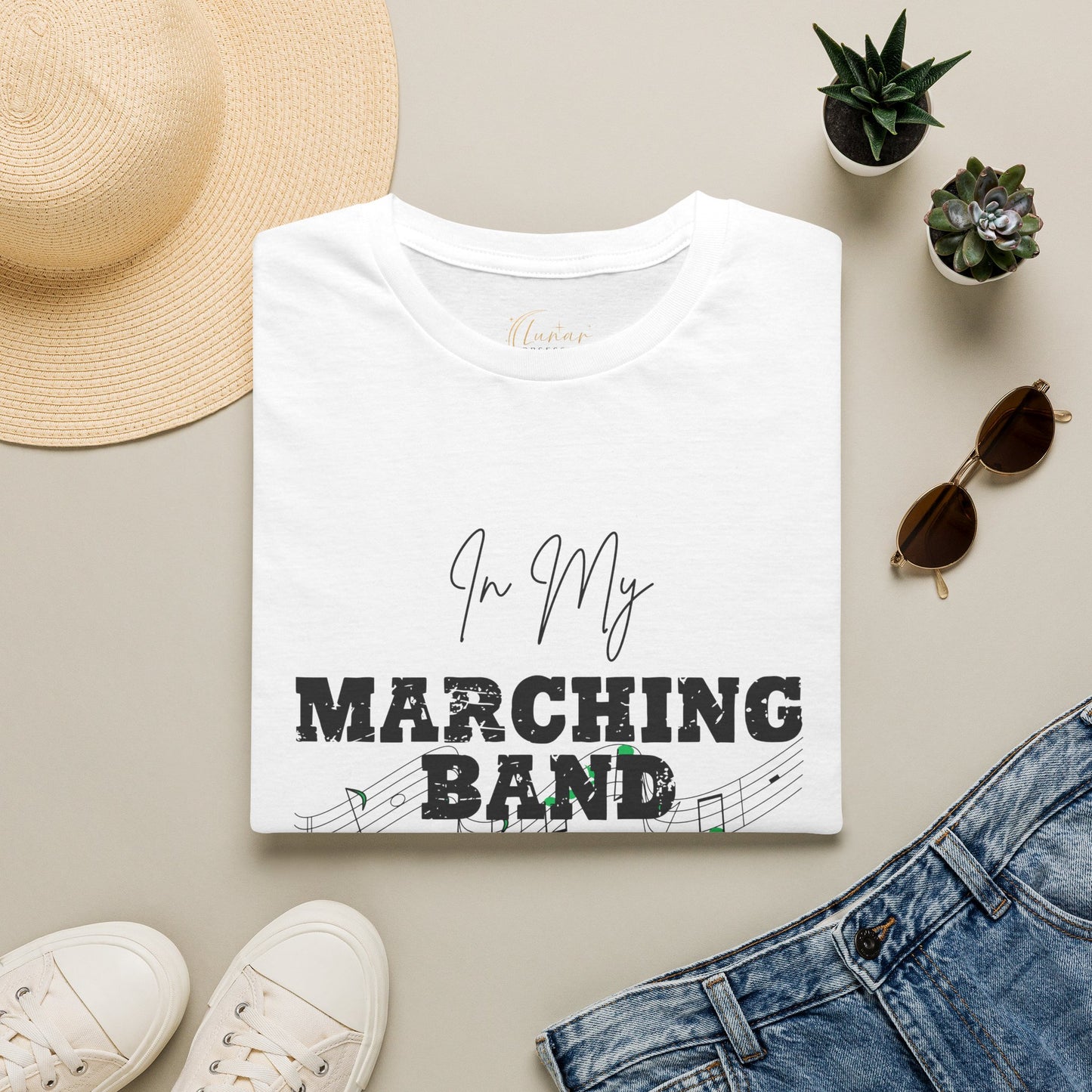 Marching Band T-Shirt — “In My Marching Band” Music Mom/Member Tee