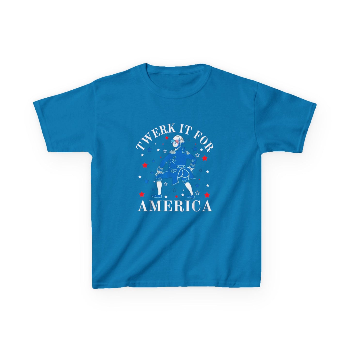 Kids T-Shirt - "Twerk It For America" Patriotic 4th of July Dance Tee