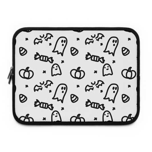Halloween Ghosts Laptop Sleeve, Cute Halloween