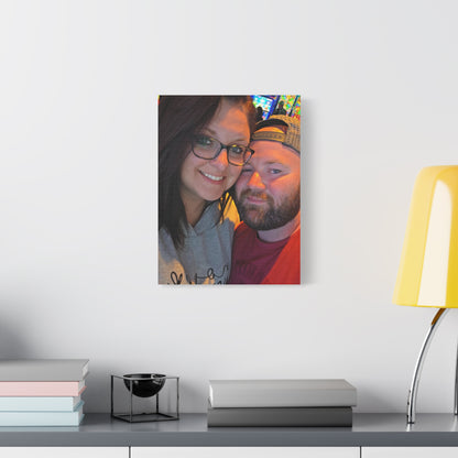 Personalized Stretched Canvas Print, Custom Wall Art, Home Decor, Gift for Couples, Anniversary, Homewarming