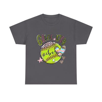 Softball- Game Day- Unisex Heavy Cotton Tee