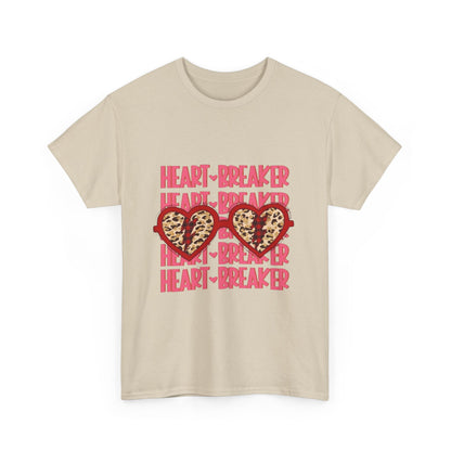 Heartbreaker Leopard Heart Graphic Tee