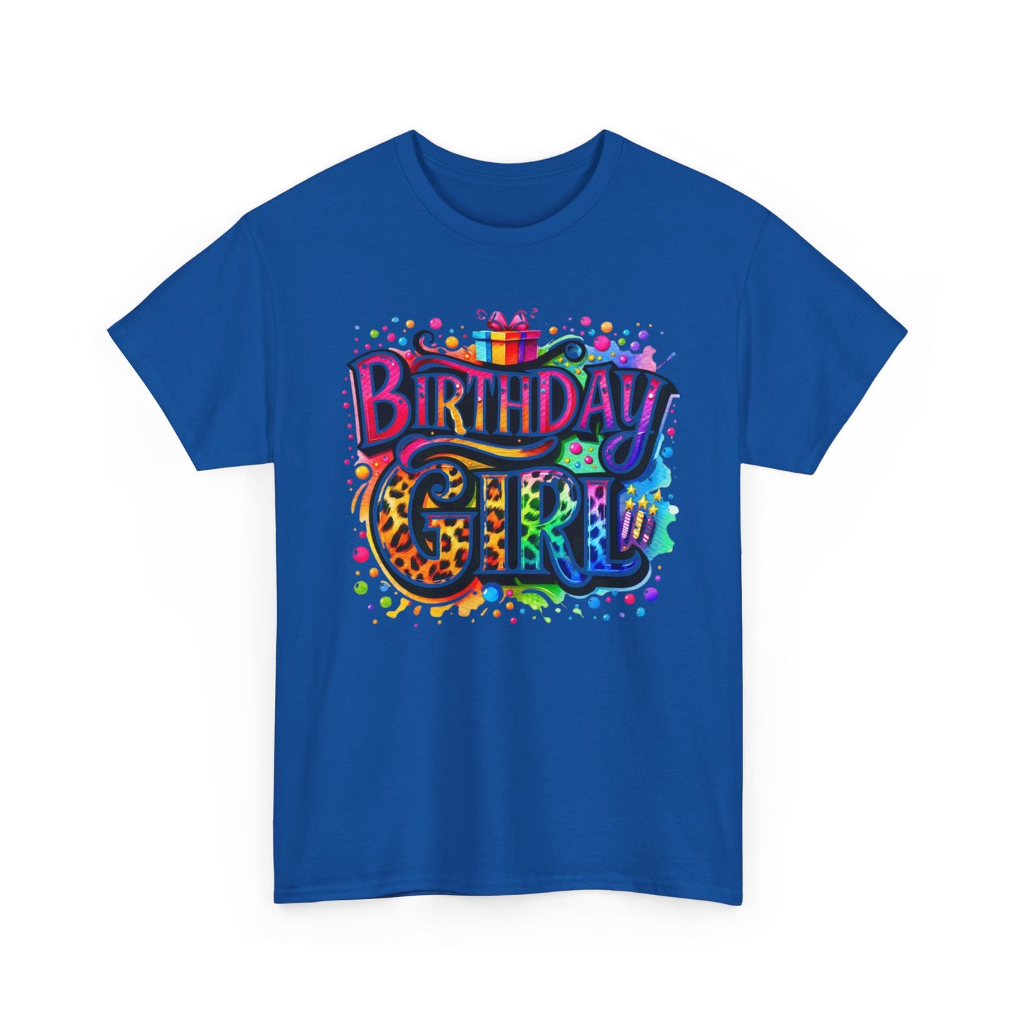 Birthday Girl T-Shirt — Colorful Party Graphic Tee for Her