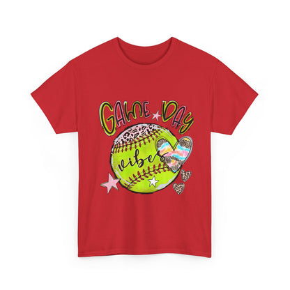 Softball- Game Day- Unisex Heavy Cotton Tee