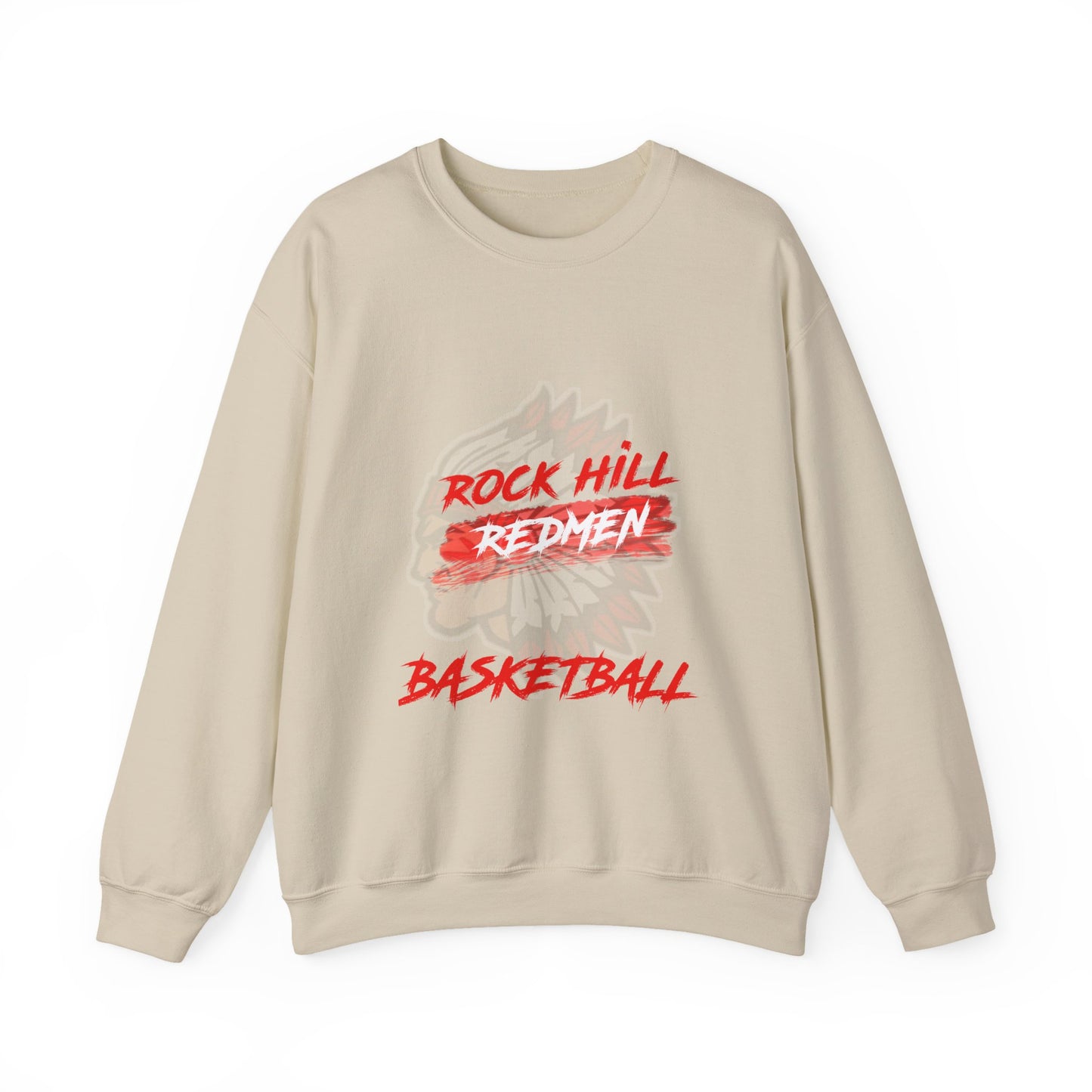 Rock Hill Redmen Basketball Crewneck Sweatshirt
