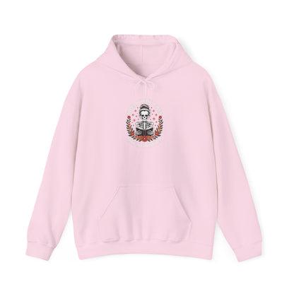 Day of the Dead Sugar Skull Hoodie – Floral Calavera Graphic Sweatshirt