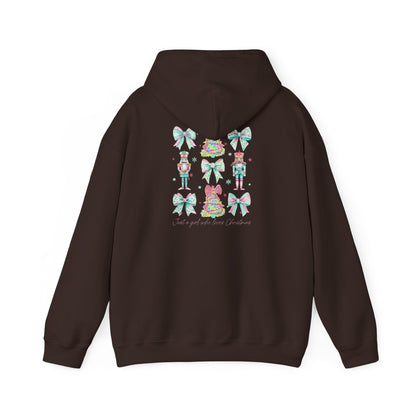 Just a Girl Who Loves Christmas- Whimsical Hooded Sweatshirt