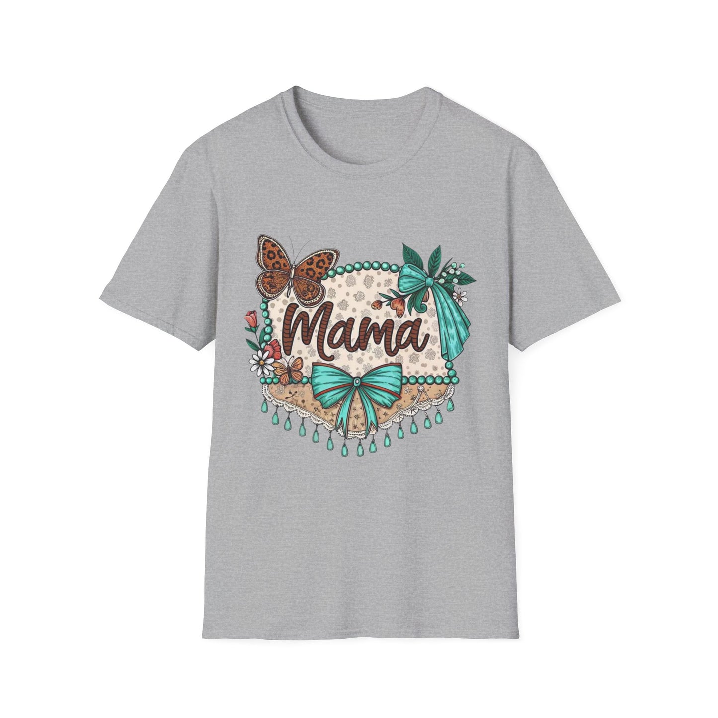 Mama Floral Tee — Boho Butterfly Mother’s Day T-Shirt