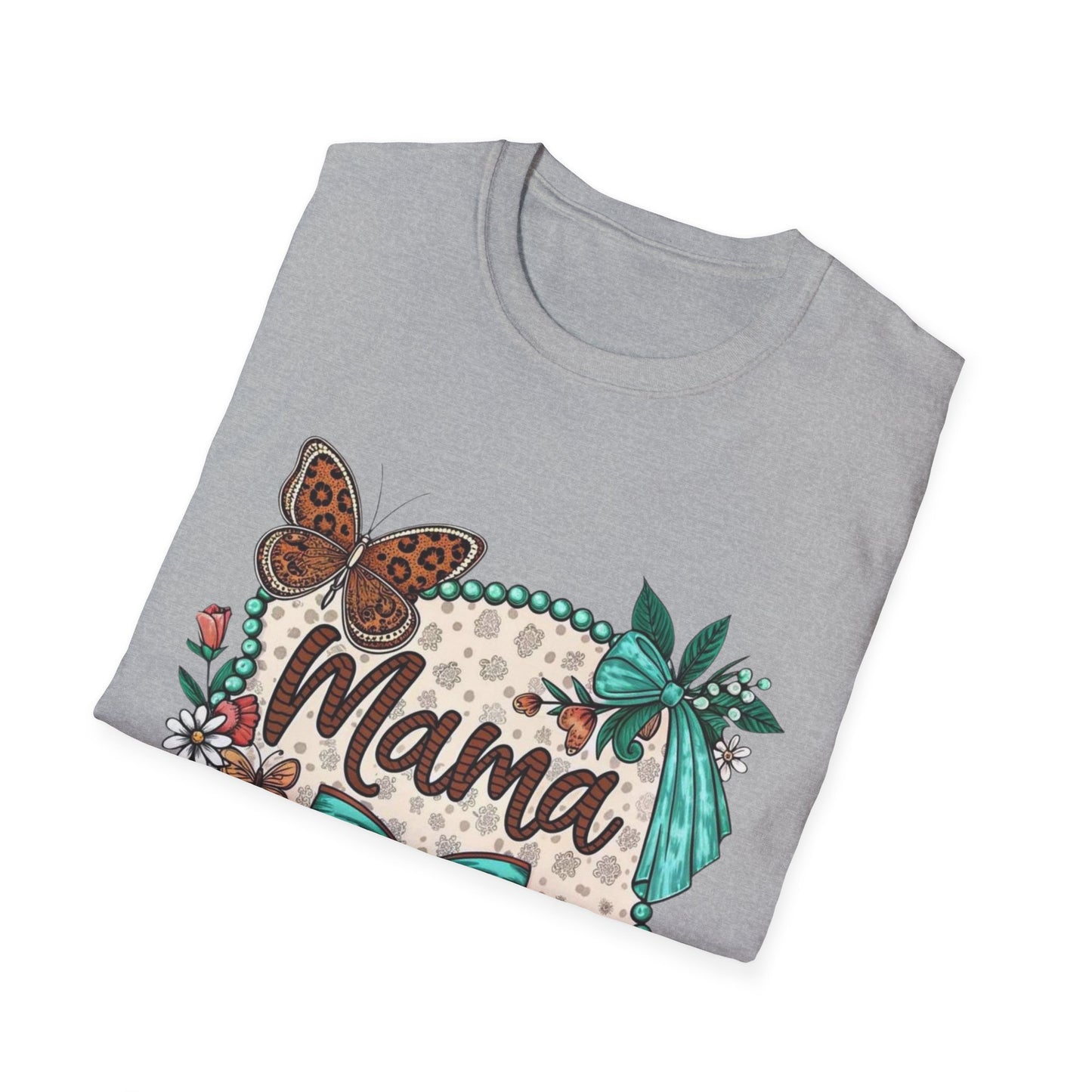 Mama Floral Tee — Boho Butterfly Mother’s Day T-Shirt