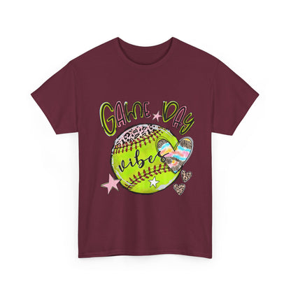 Softball- Game Day- Unisex Heavy Cotton Tee