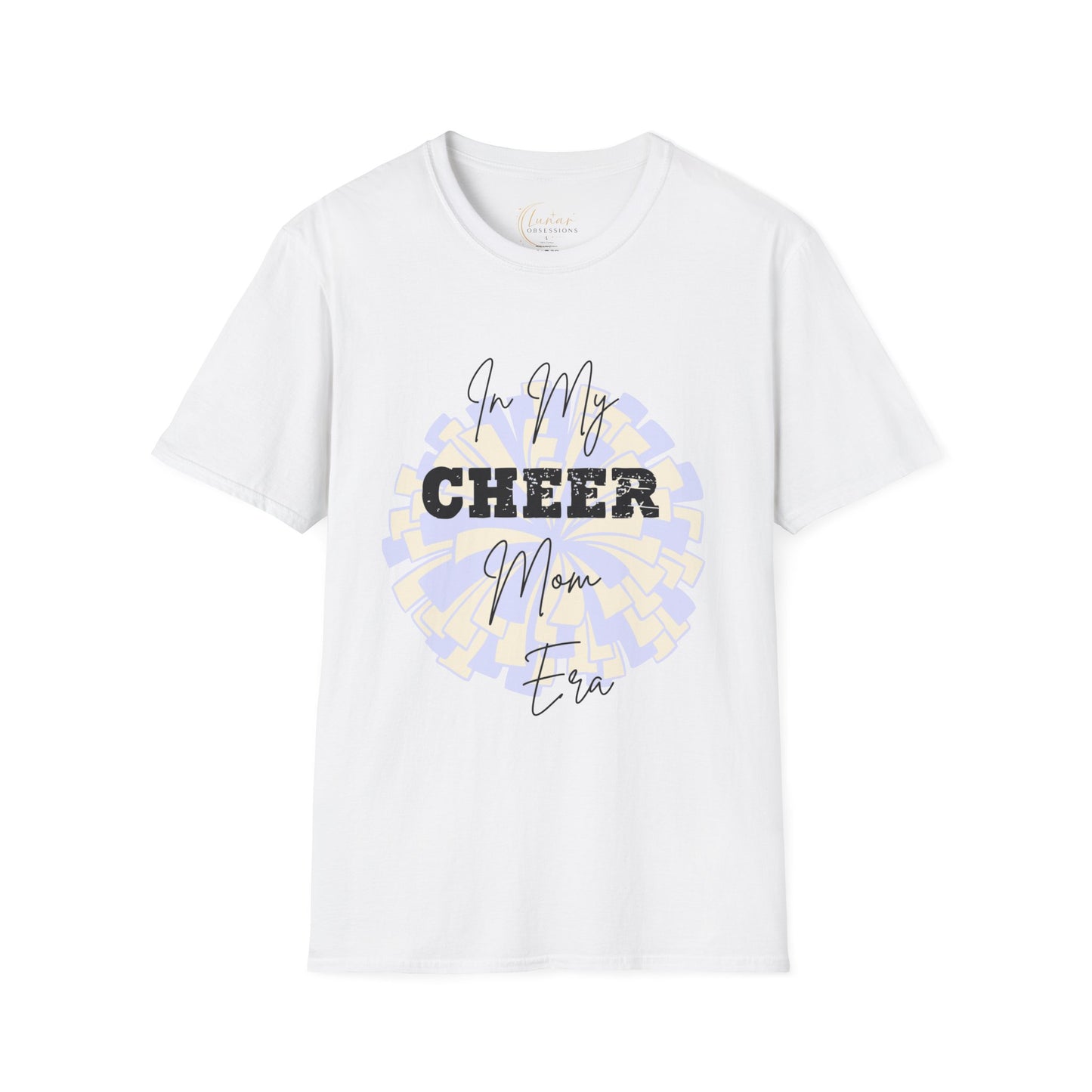 Cheer Mom T-Shirt — "In My Cheer Mom Era" Pom-Pom Graphic Tee