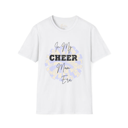 Cheer Mom T-Shirt — "In My Cheer Mom Era" Pom-Pom Graphic Tee