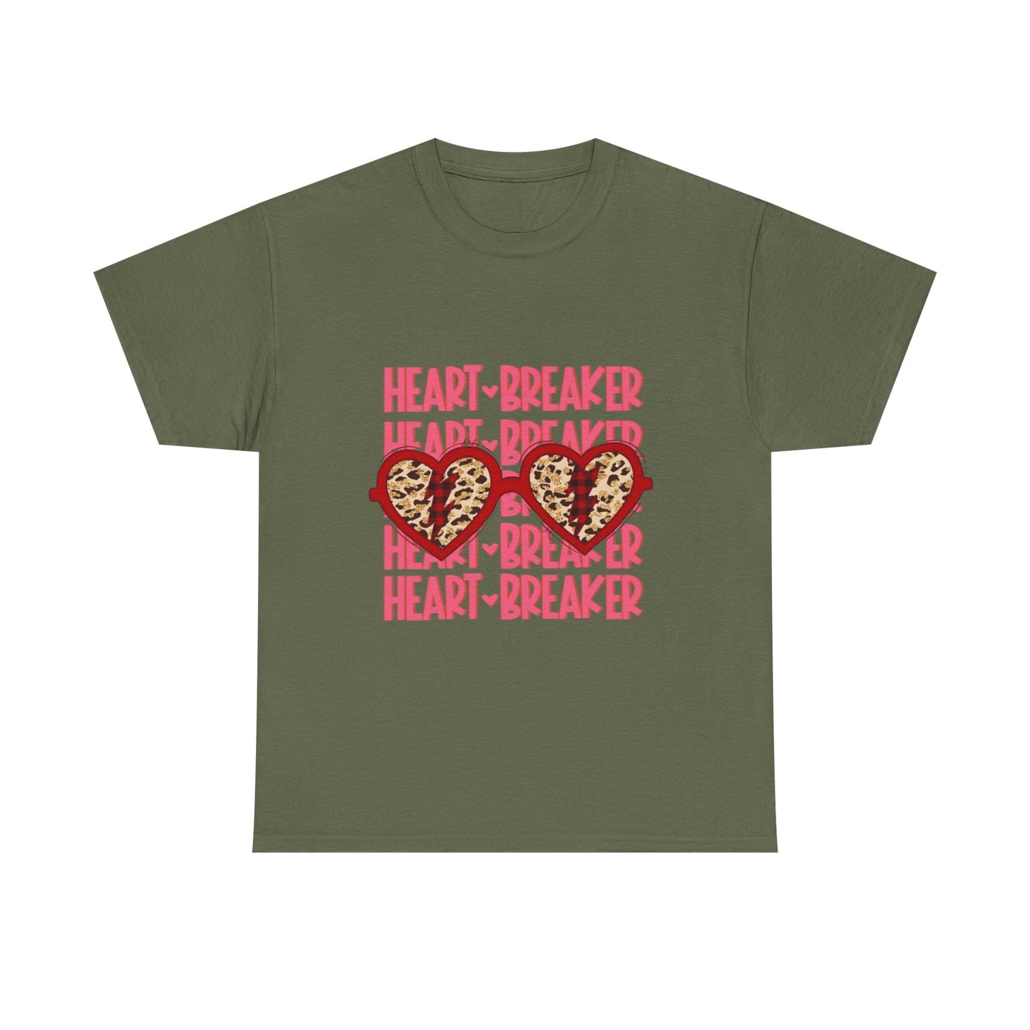 Heartbreaker Leopard Heart Graphic Tee