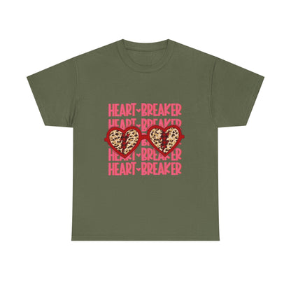 Heartbreaker Leopard Heart Graphic Tee