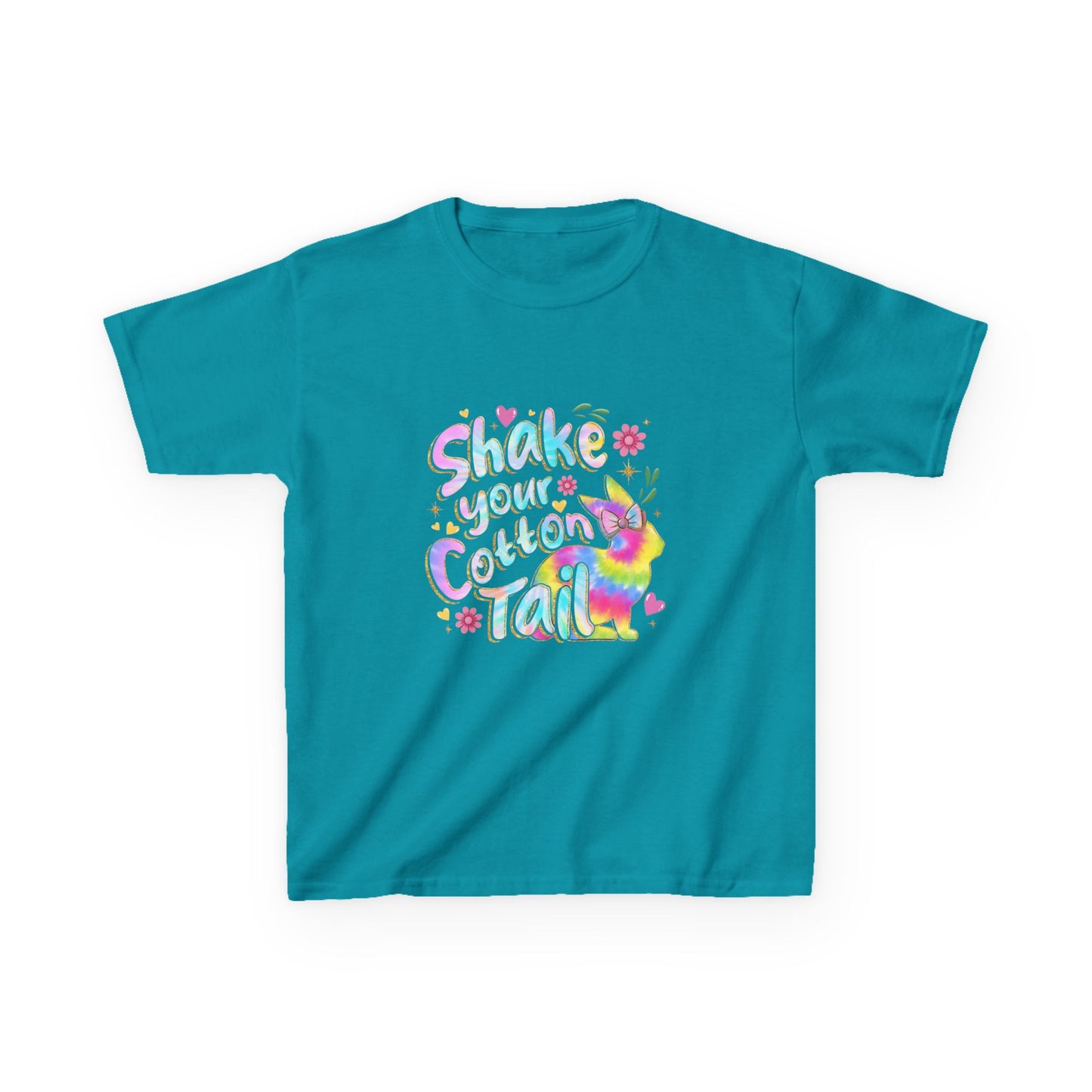 Kids Tee — 'Shake Your Rainbow Tail' Colorful Unicorn Shirt