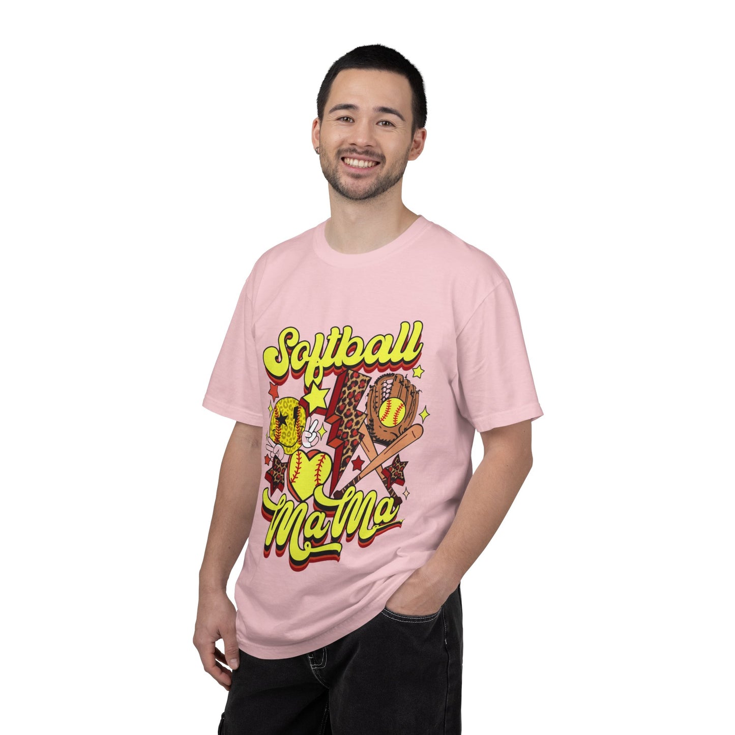Softball Mama T-Shirt — Retro Softball Mom Graphic Tee