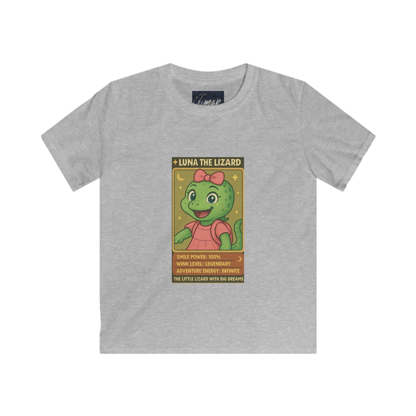 Cute Kids' Luna the Lizard Tee