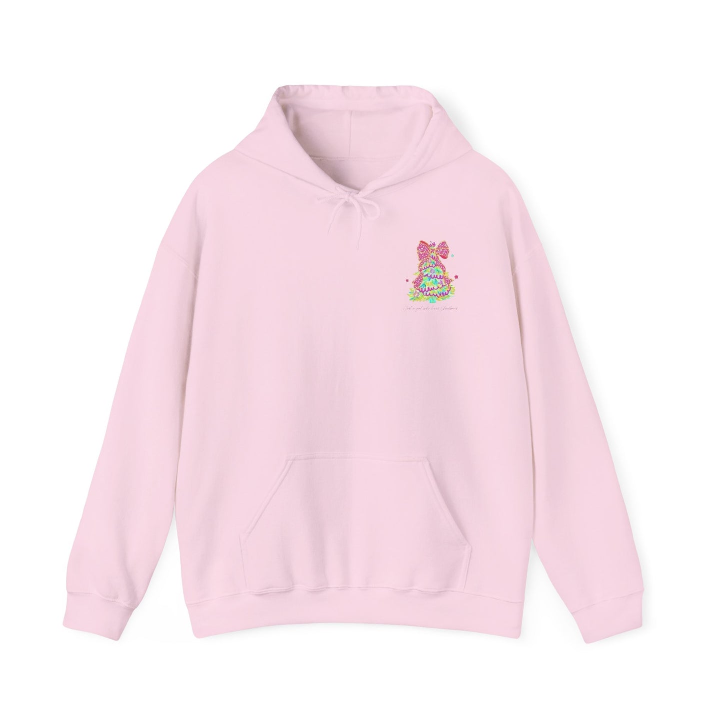 Just a Girl Who Loves Christmas- Whimsical Hooded Sweatshirt
