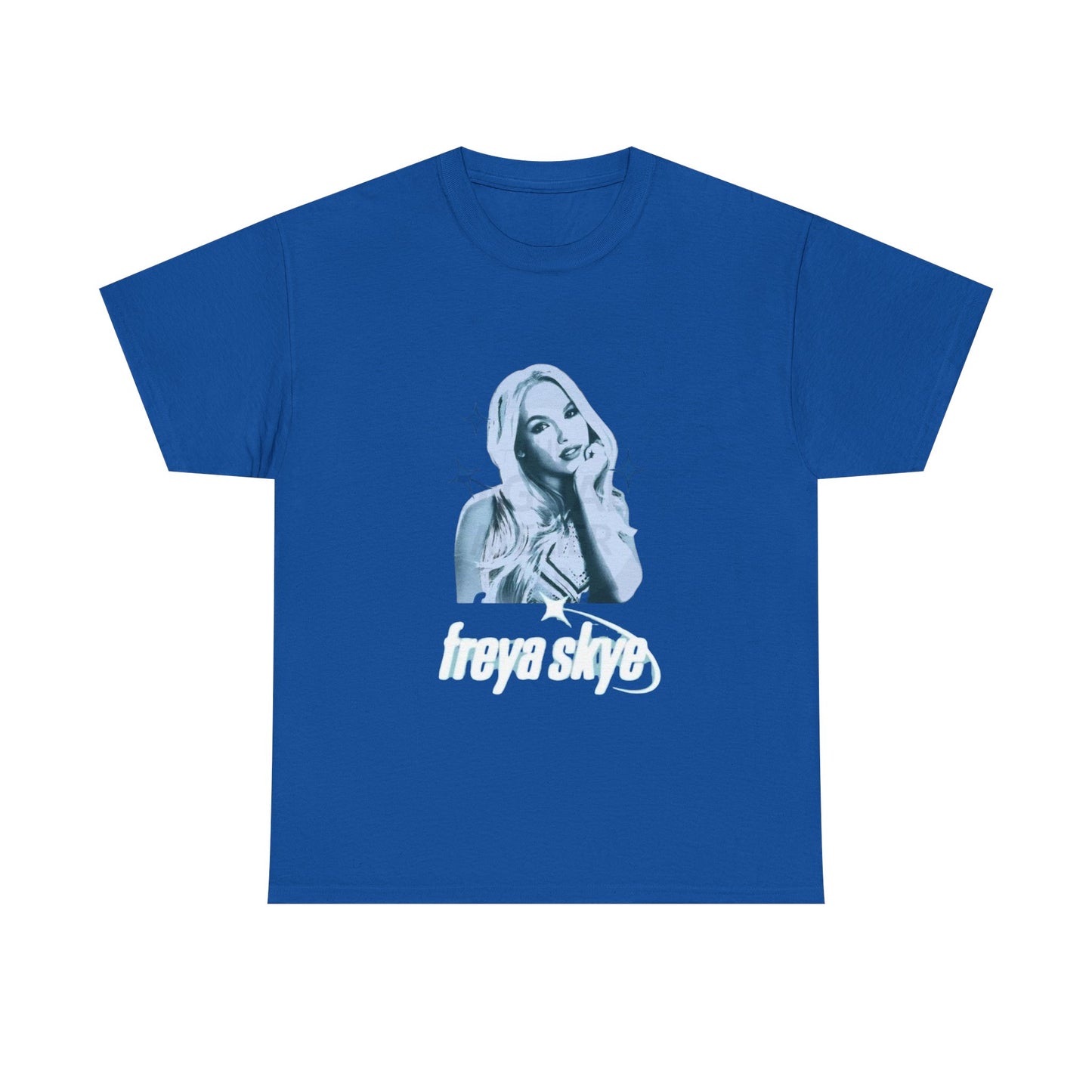 Freya Skye Graphic Tee — Retro Pop Star Portrait Shirt