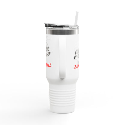 40oz Insulated Travel Mug — Coal Grove Hornets Basketball Team Tumbler