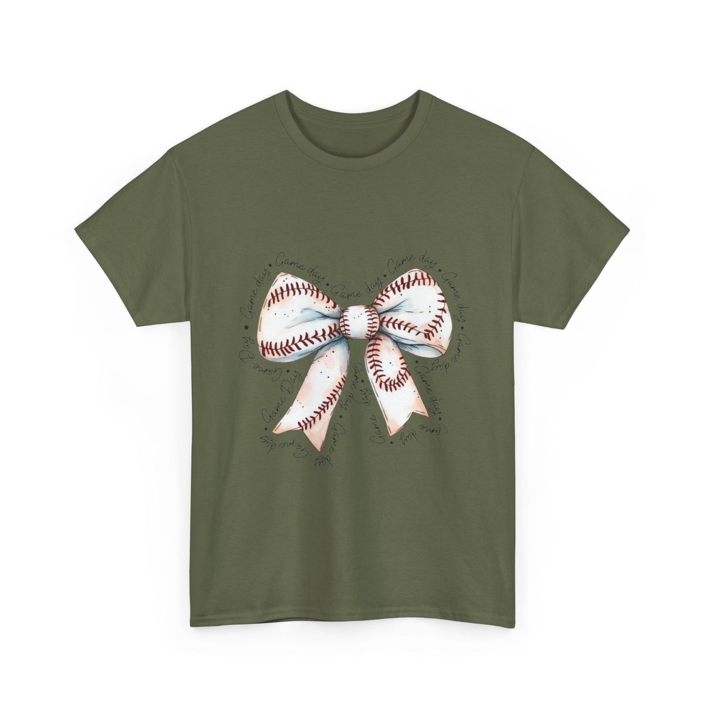 Bow Stitch Tee — Cute Hand-Drawn Ribbon Graphic T-Shirt