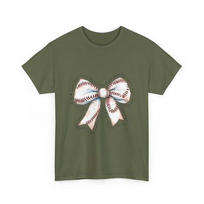 Bow Stitch Tee — Cute Hand-Drawn Ribbon Graphic T-Shirt