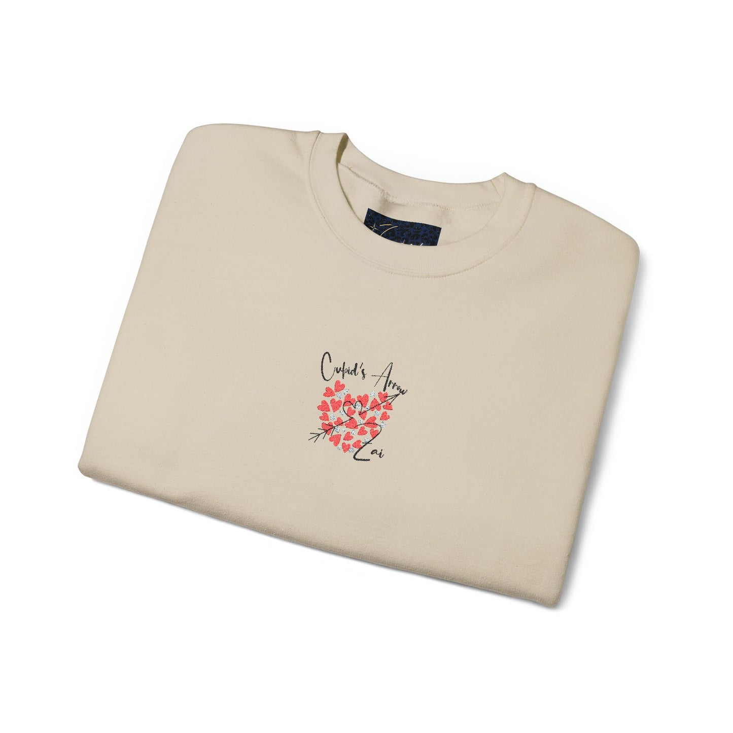Embroidered Cupid's Arrow Merch-  Crewneck Sweatshirt