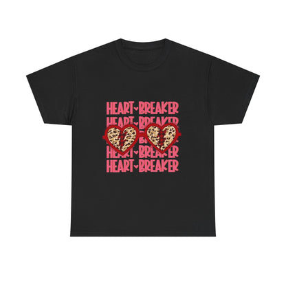 Heartbreaker Leopard Heart Graphic Tee