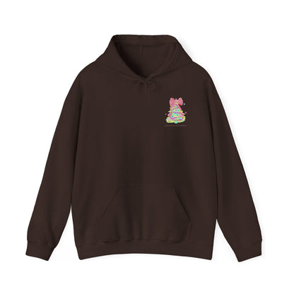Just a Girl Who Loves Christmas- Whimsical Hooded Sweatshirt