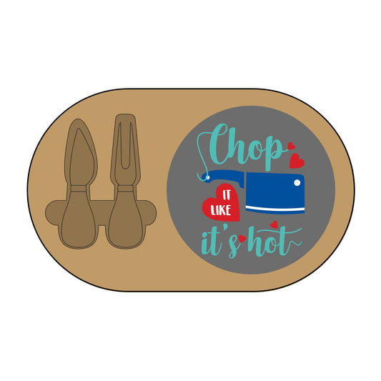 Chop it Like it's Hot! Charcuterie Board (Engraving)