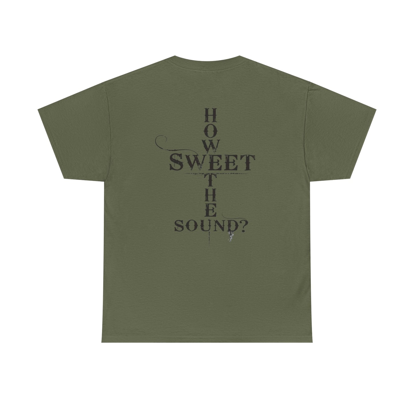 T‑Shirt — “Amazing Grace” Cross Design / “How Sweet the Sound?” Inspirational Gospel Tee