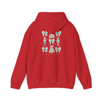 Just a Girl Who Loves Christmas- Whimsical Hooded Sweatshirt
