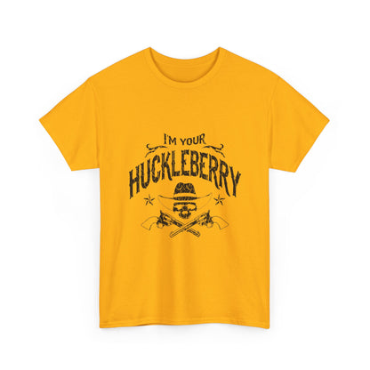 I'm Your Huckleberry T-Shirt — Vintage Western Skull & Pistols Tee