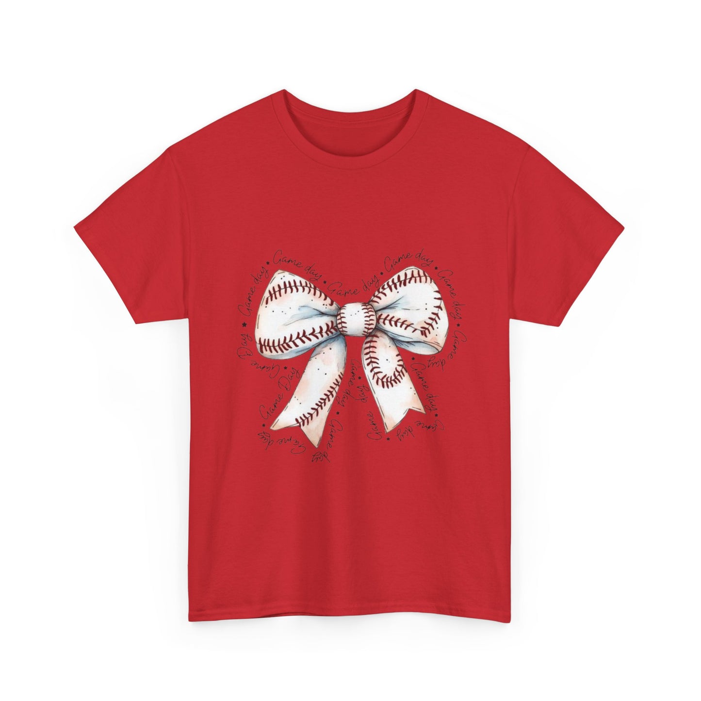 Bow Stitch Tee — Cute Hand-Drawn Ribbon Graphic T-Shirt