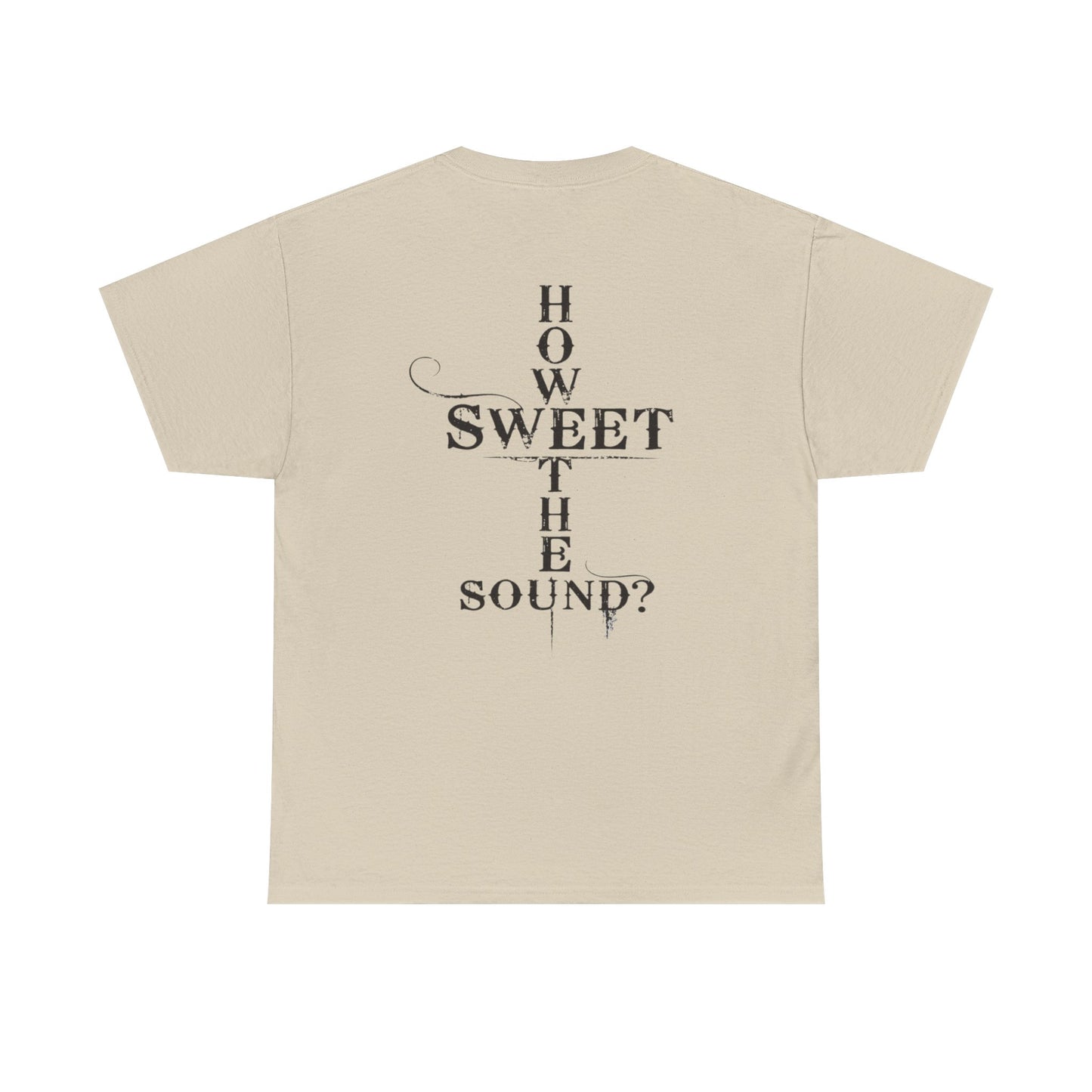 T‑Shirt — “Amazing Grace” Cross Design / “How Sweet the Sound?” Inspirational Gospel Tee